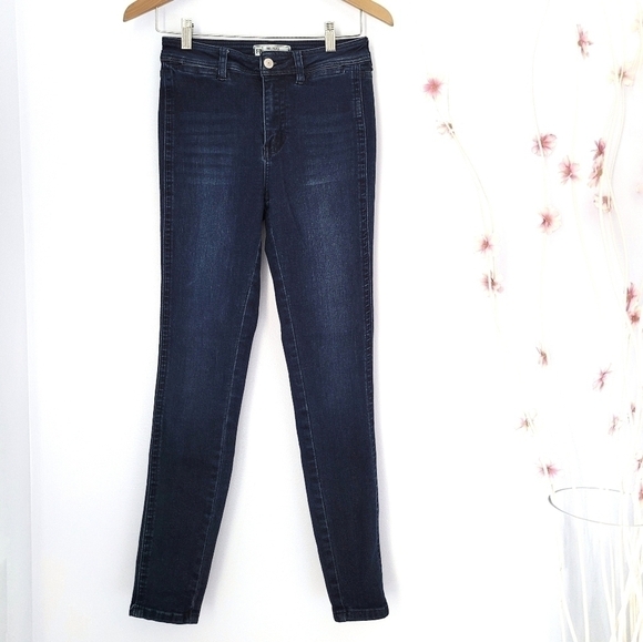 FREE PEOPLE Dark-washed Skinny Jeans - Picture 2 of 6